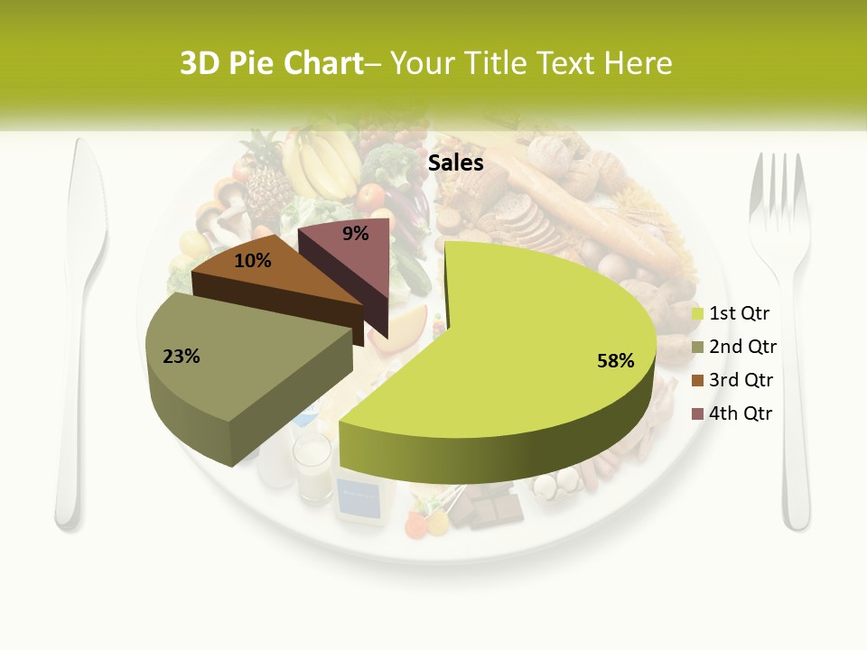 Background Knife Diet PowerPoint Template