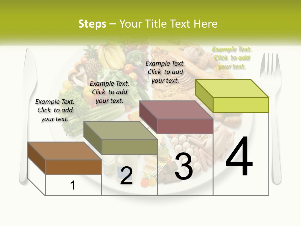 Background Knife Diet PowerPoint Template