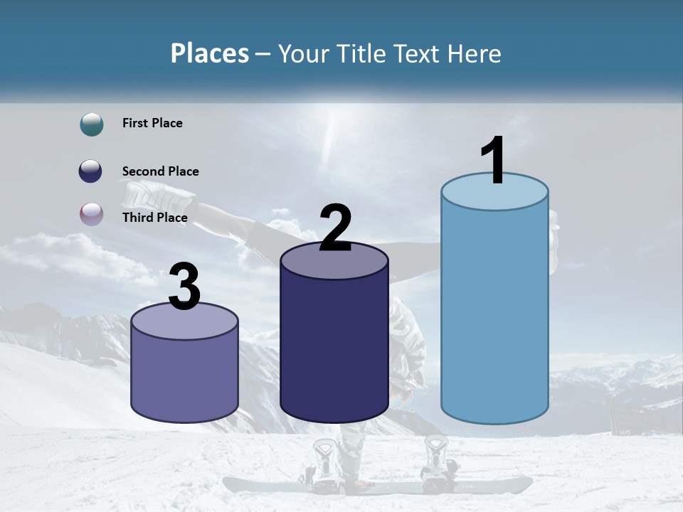 Blue Travel Rock PowerPoint Template