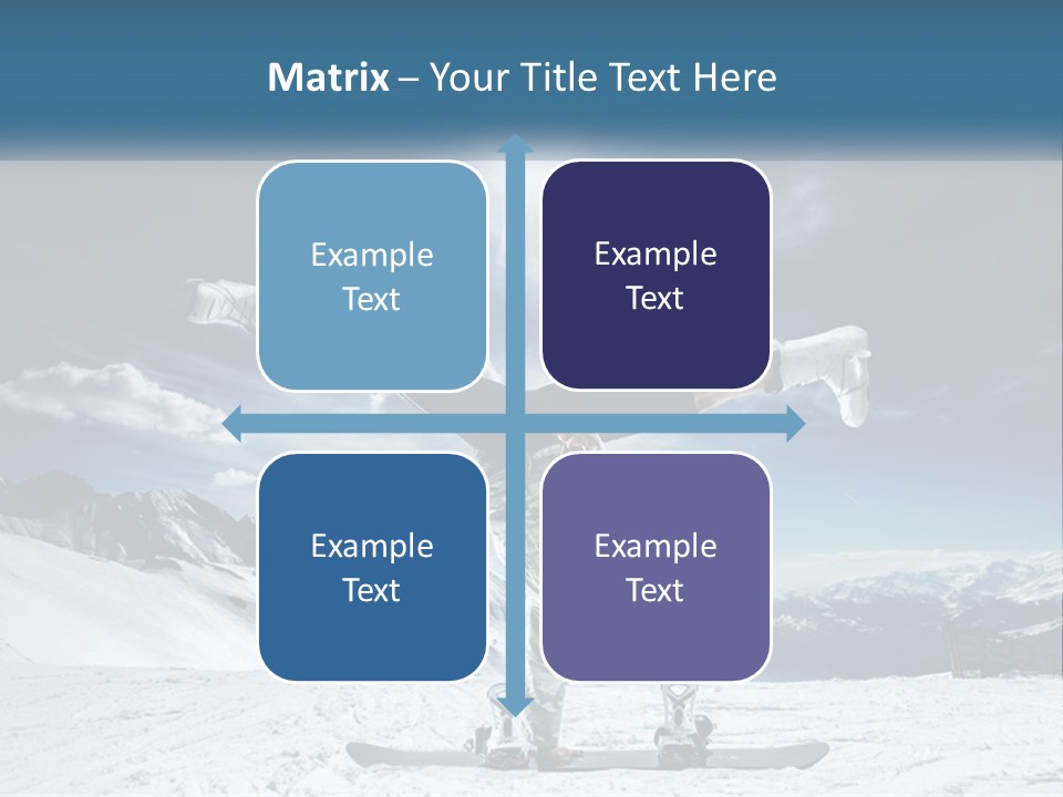 Blue Travel Rock PowerPoint Template