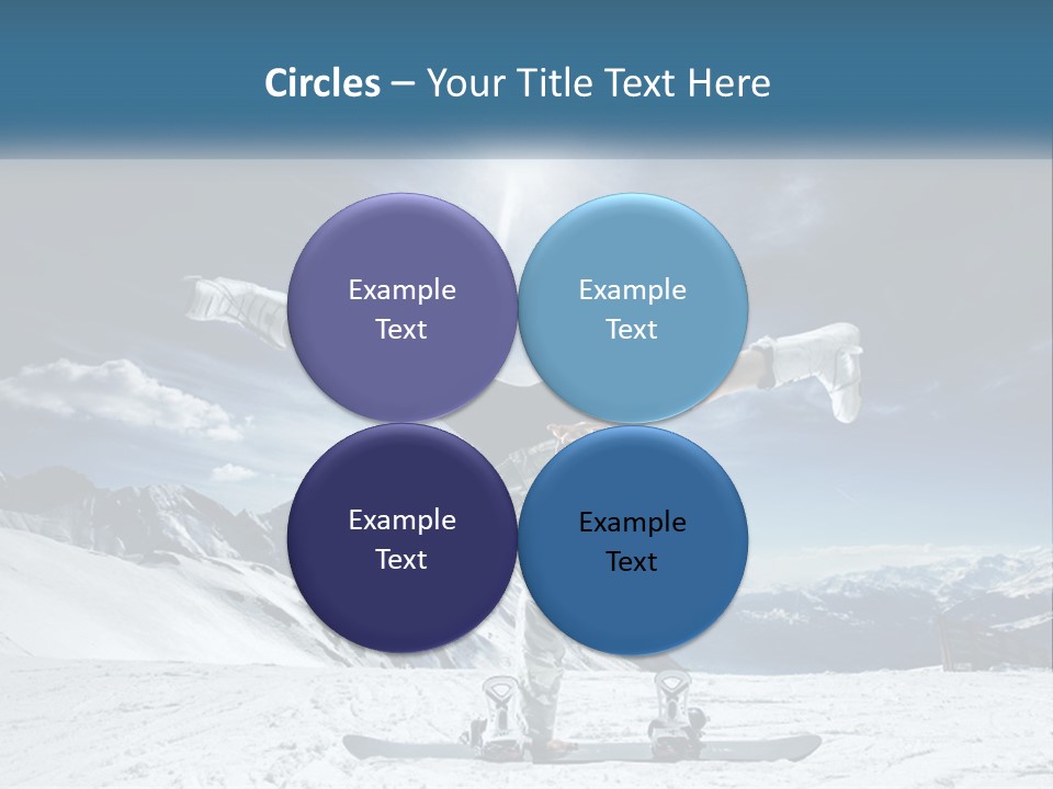 Blue Travel Rock PowerPoint Template