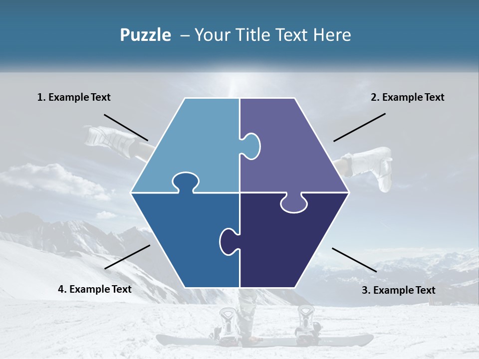 Blue Travel Rock PowerPoint Template