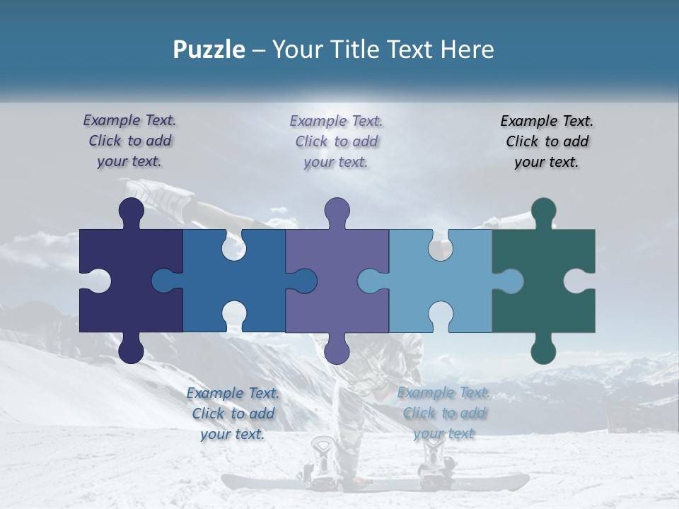 Blue Travel Rock PowerPoint Template