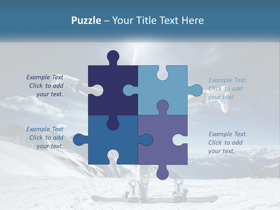 Blue Travel Rock PowerPoint Template