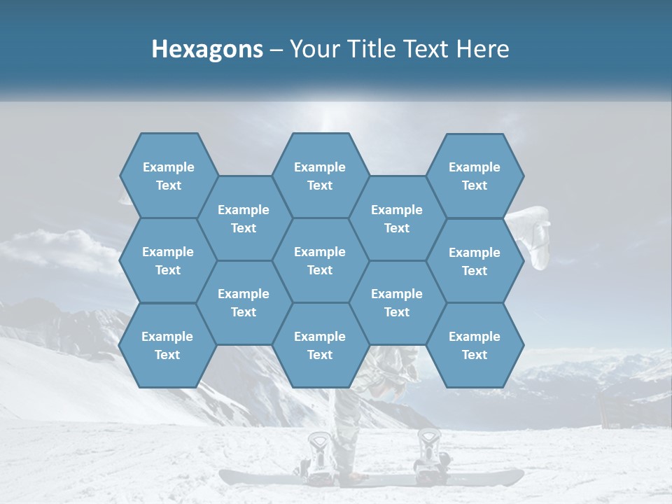 Blue Travel Rock PowerPoint Template