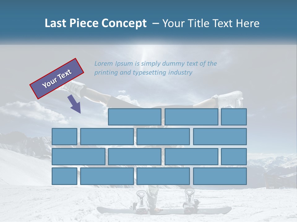 Blue Travel Rock PowerPoint Template