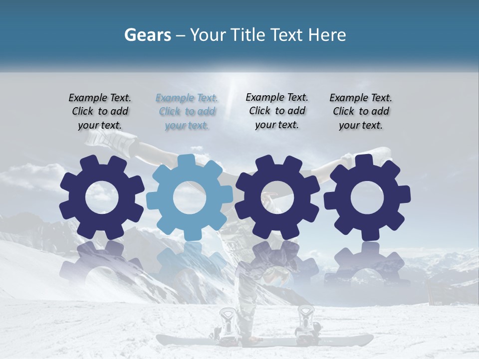 Blue Travel Rock PowerPoint Template