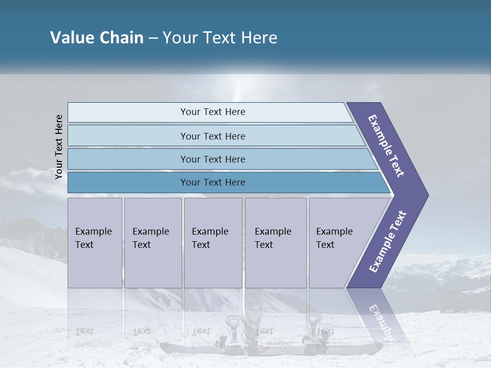 Blue Travel Rock PowerPoint Template