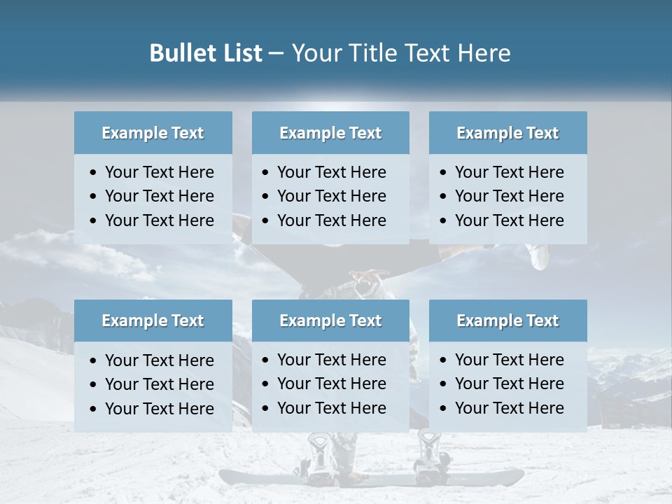 Blue Travel Rock PowerPoint Template