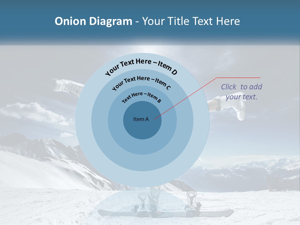 Blue Travel Rock PowerPoint Template