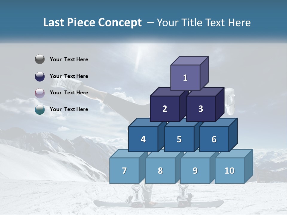 Blue Travel Rock PowerPoint Template