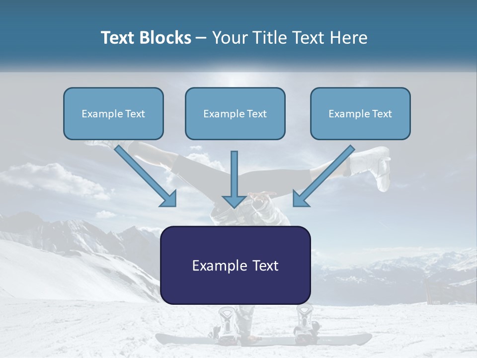 Blue Travel Rock PowerPoint Template
