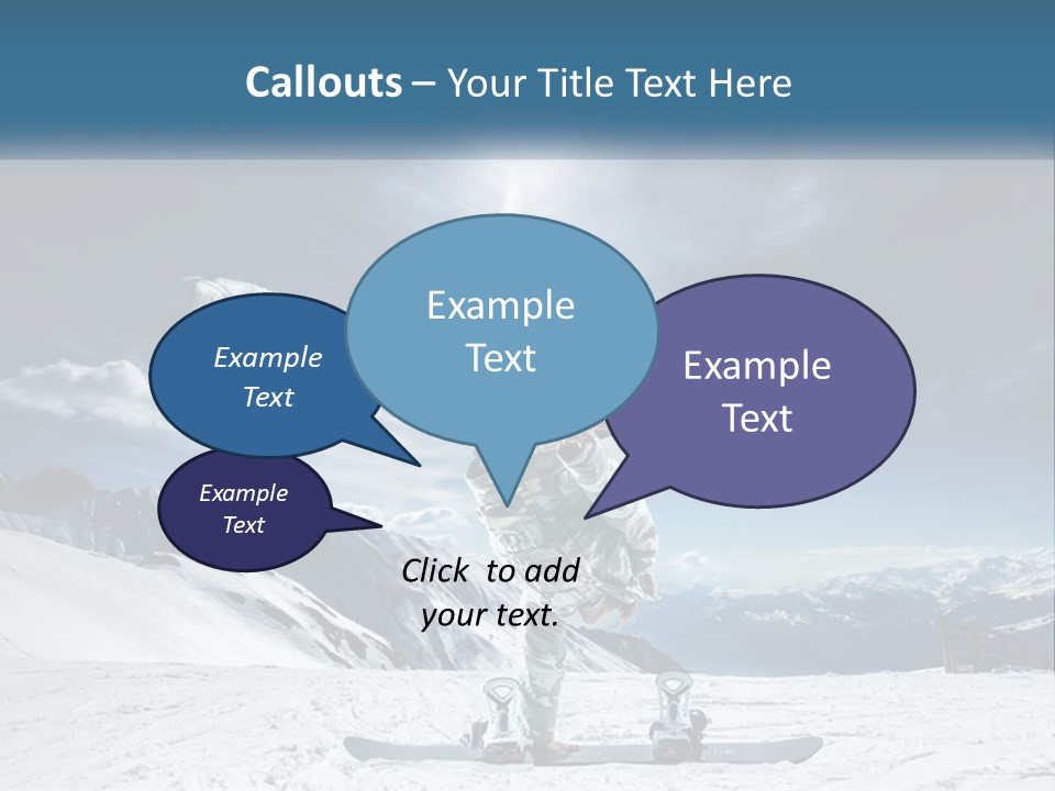 Blue Travel Rock PowerPoint Template