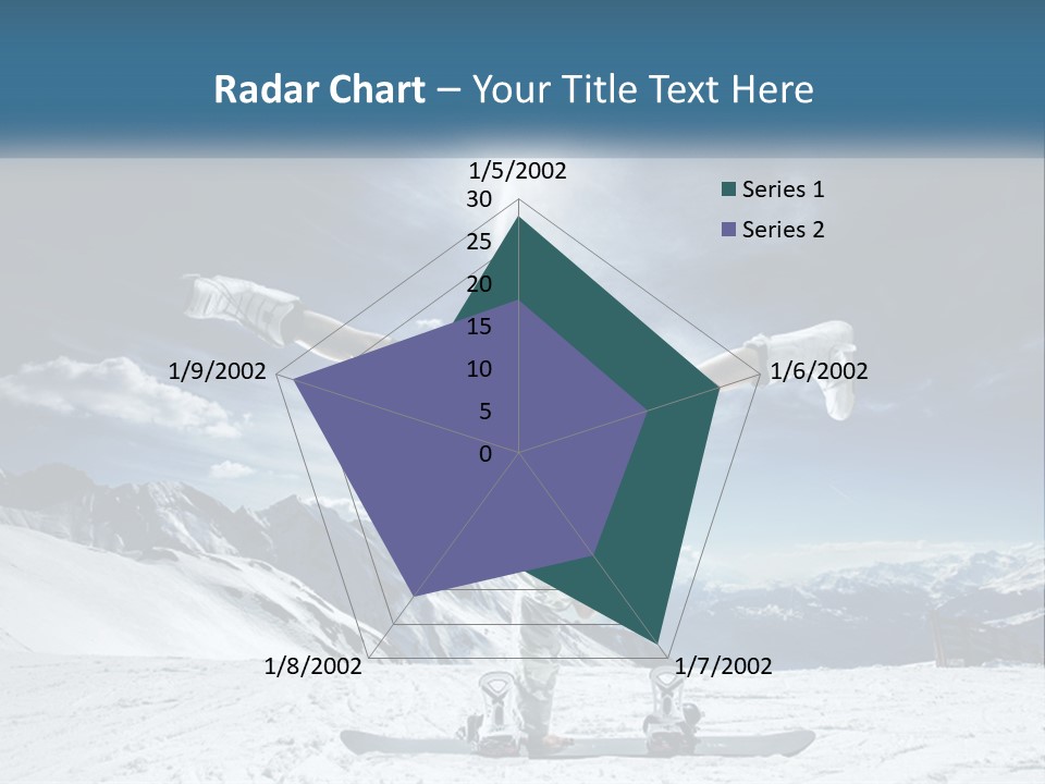 Blue Travel Rock PowerPoint Template