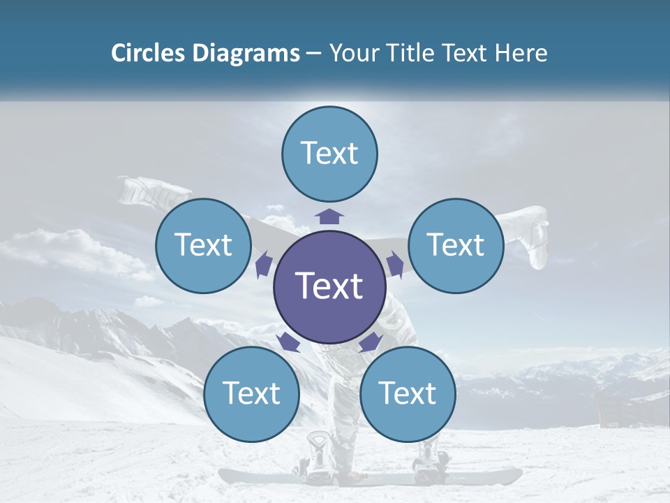 Blue Travel Rock PowerPoint Template