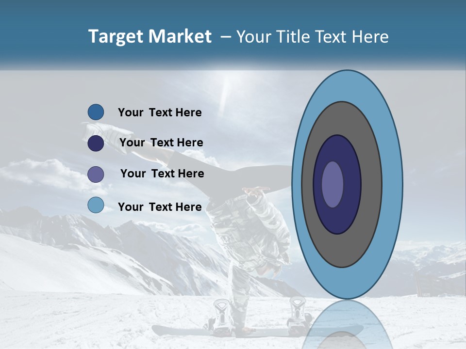 Blue Travel Rock PowerPoint Template