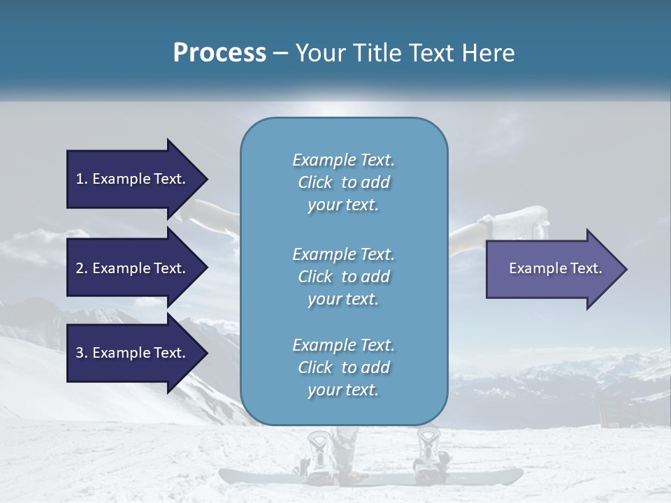 Blue Travel Rock PowerPoint Template