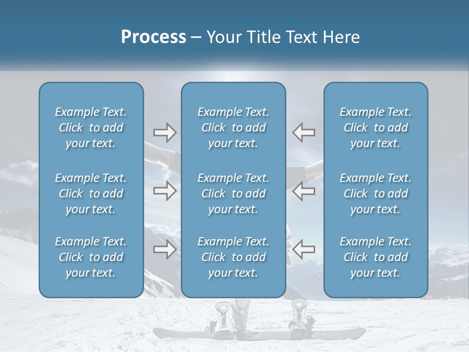 Blue Travel Rock PowerPoint Template