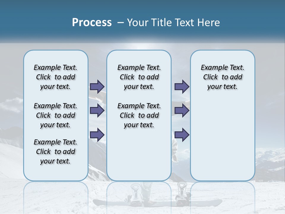 Blue Travel Rock PowerPoint Template