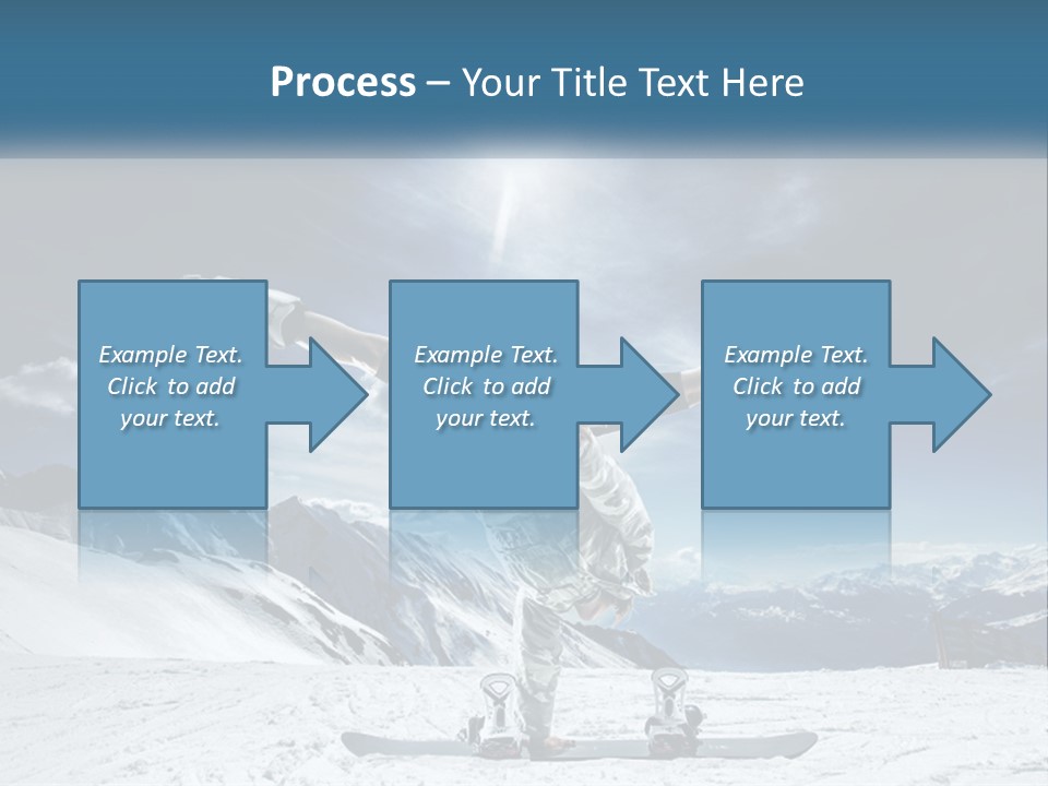 Blue Travel Rock PowerPoint Template