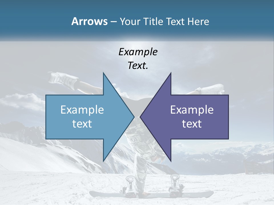 Blue Travel Rock PowerPoint Template