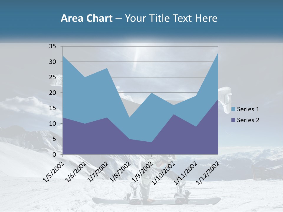 Blue Travel Rock PowerPoint Template