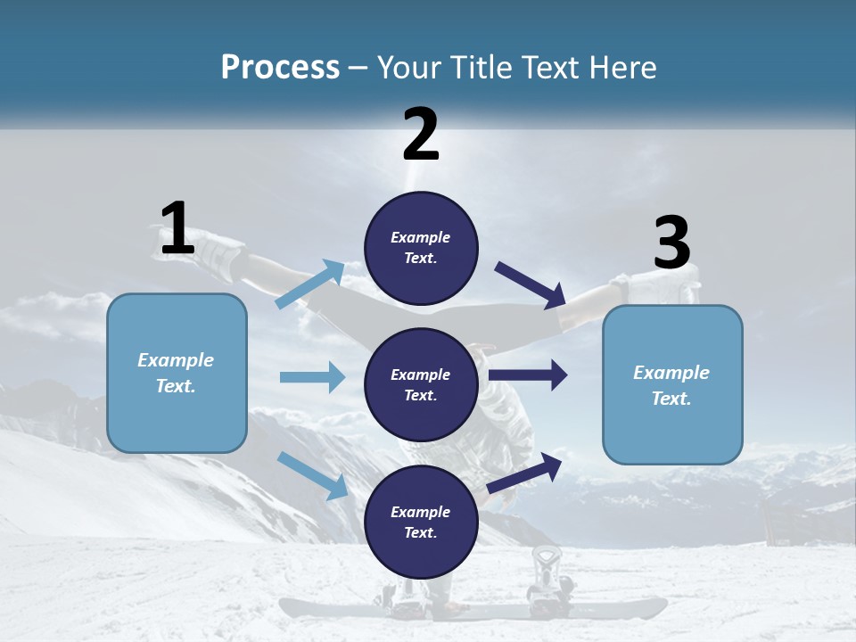 Blue Travel Rock PowerPoint Template