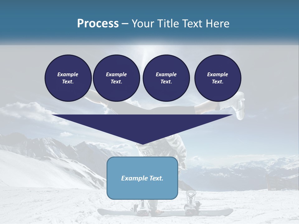 Blue Travel Rock PowerPoint Template