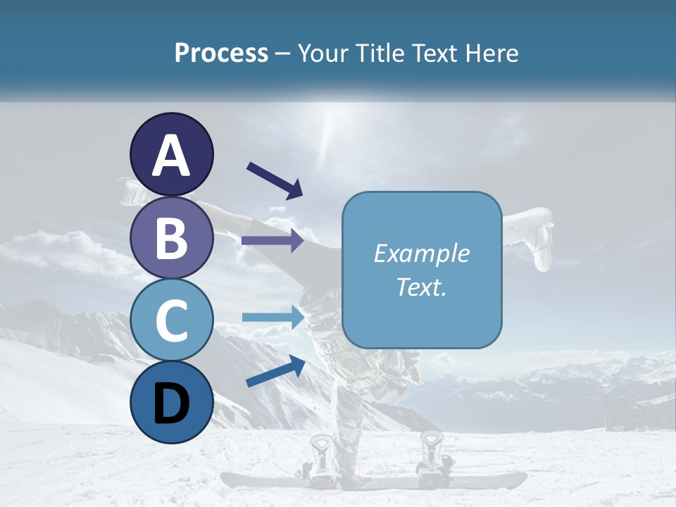 Blue Travel Rock PowerPoint Template