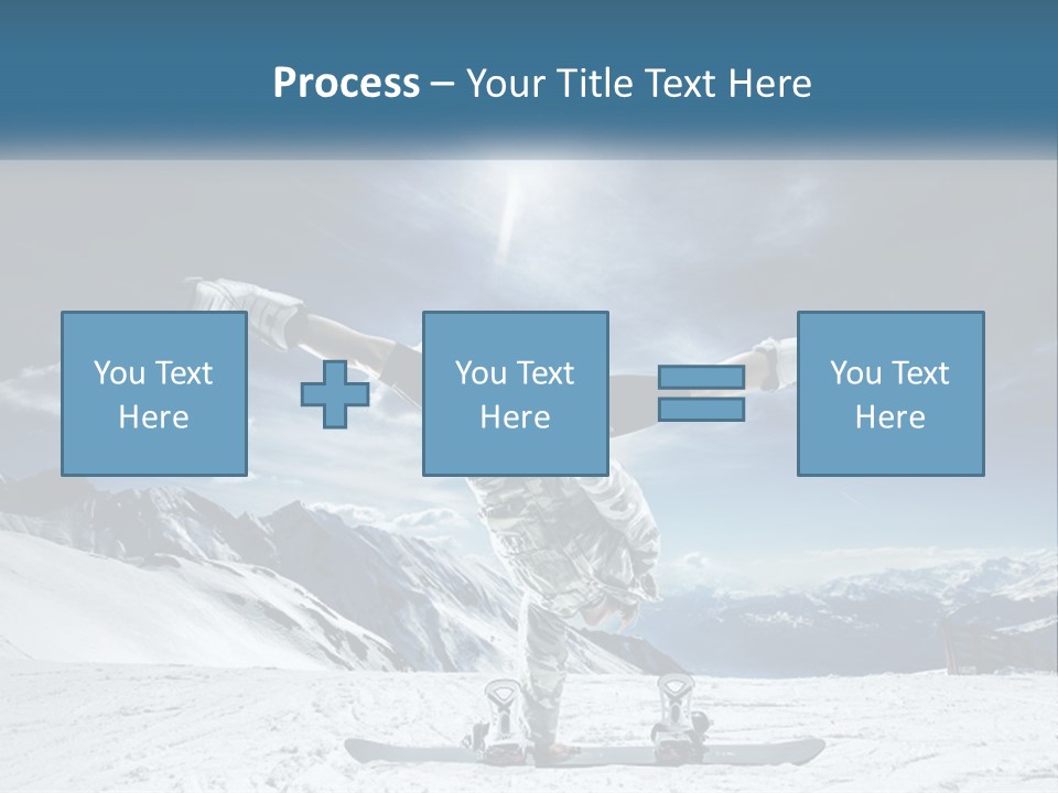 Blue Travel Rock PowerPoint Template