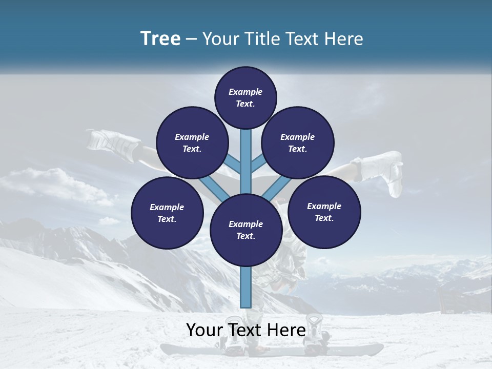 Blue Travel Rock PowerPoint Template