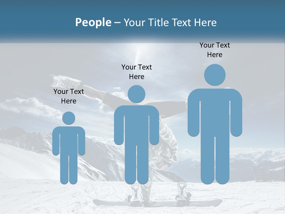 Blue Travel Rock PowerPoint Template