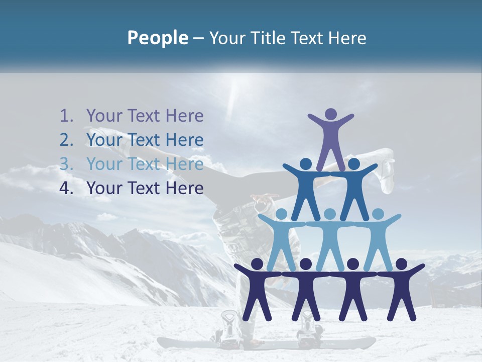 Blue Travel Rock PowerPoint Template