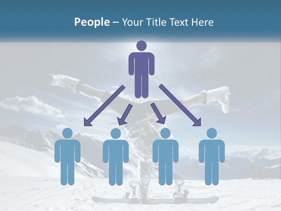 Blue Travel Rock PowerPoint Template