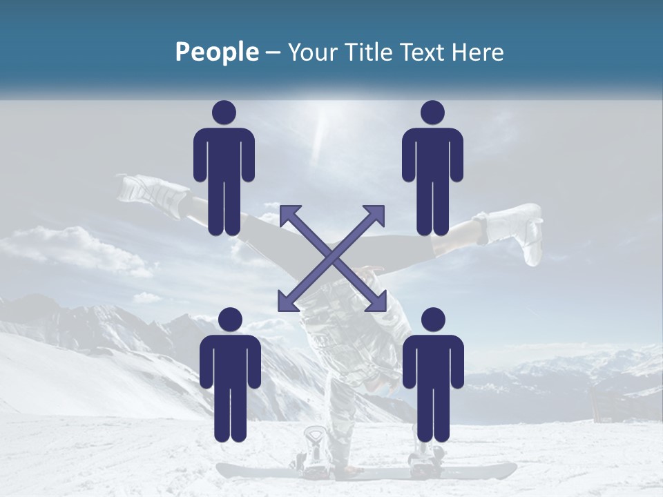 Blue Travel Rock PowerPoint Template