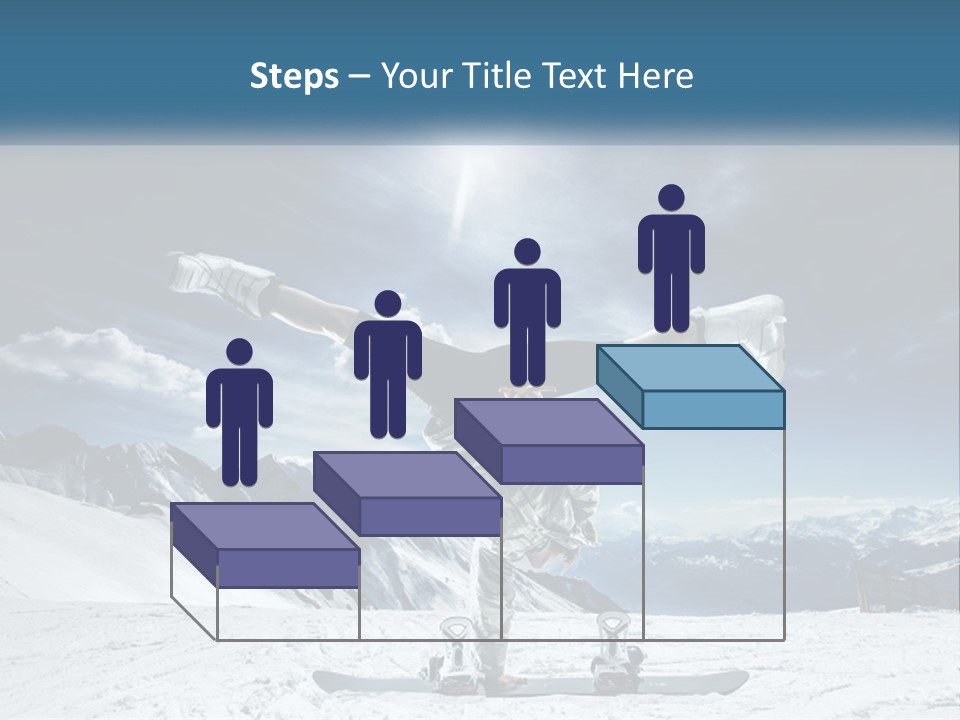 Blue Travel Rock PowerPoint Template