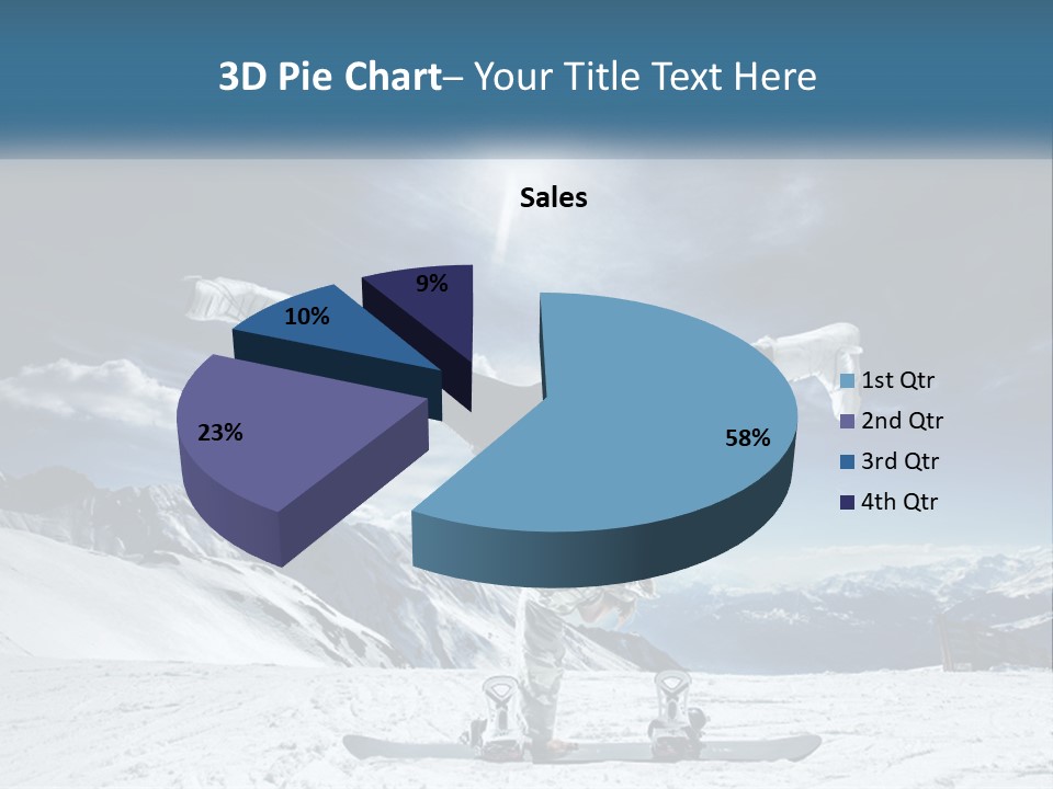 Blue Travel Rock PowerPoint Template