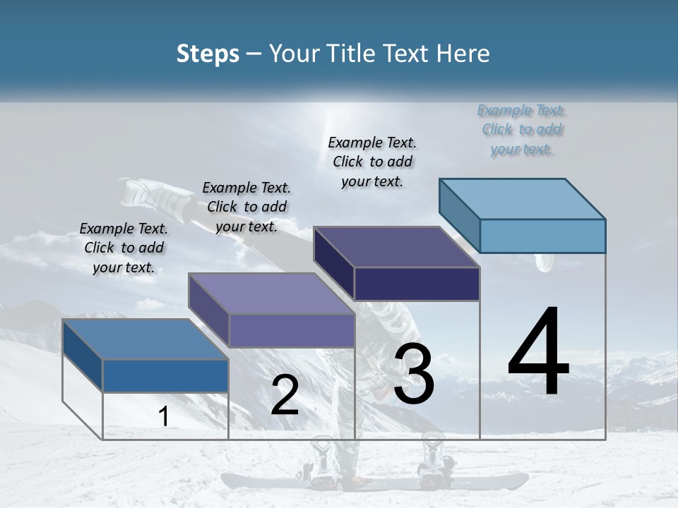 Blue Travel Rock PowerPoint Template