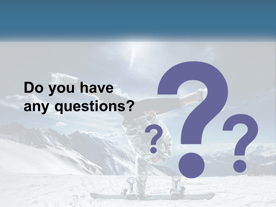 Blue Travel Rock PowerPoint Template