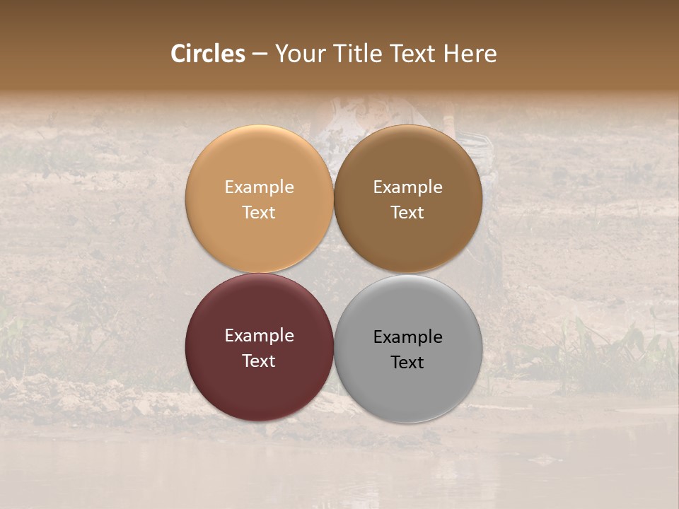 Pond Dirty Bogging PowerPoint Template