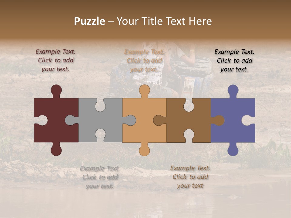 Pond Dirty Bogging PowerPoint Template