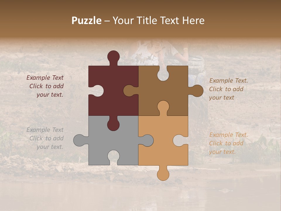 Pond Dirty Bogging PowerPoint Template