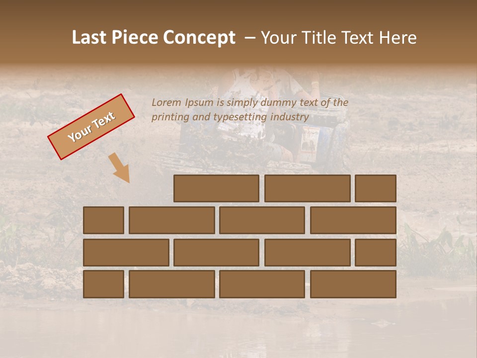 Pond Dirty Bogging PowerPoint Template
