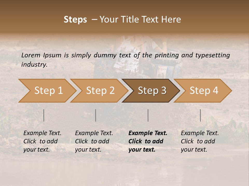 Pond Dirty Bogging PowerPoint Template