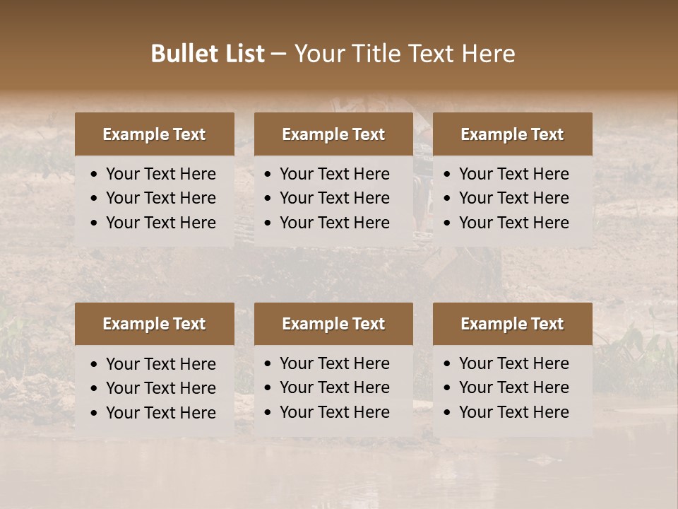 Pond Dirty Bogging PowerPoint Template