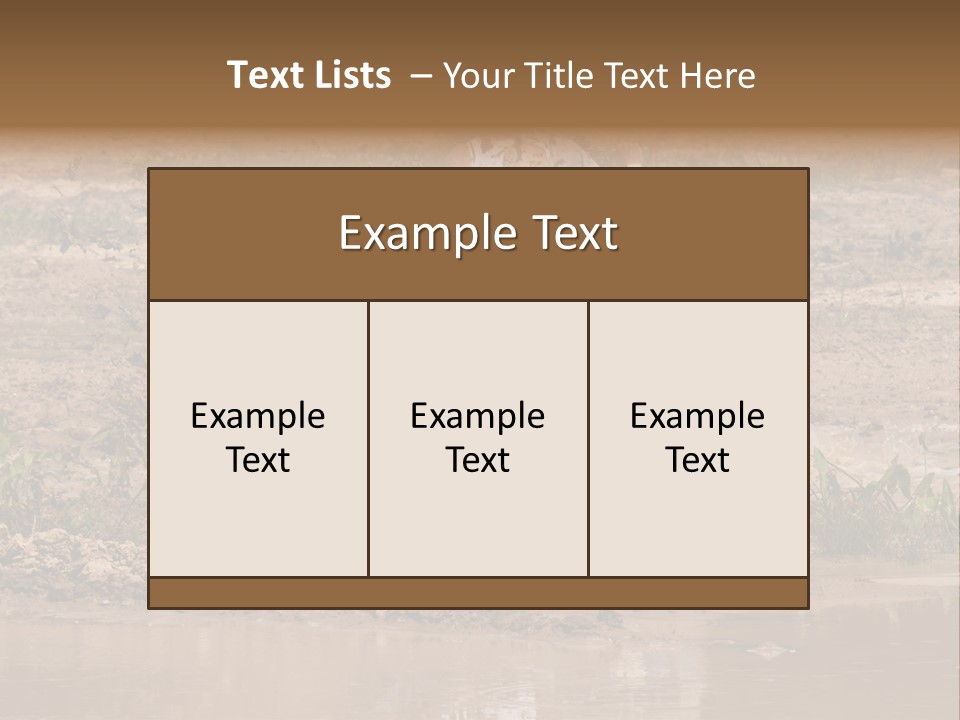 Pond Dirty Bogging PowerPoint Template