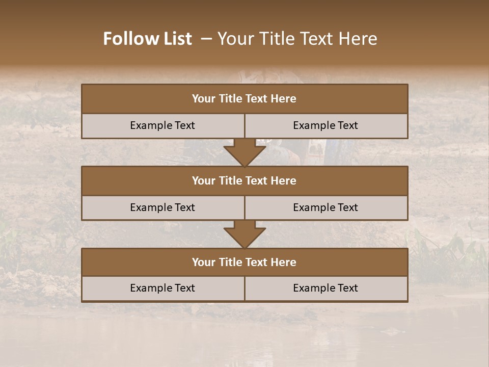 Pond Dirty Bogging PowerPoint Template