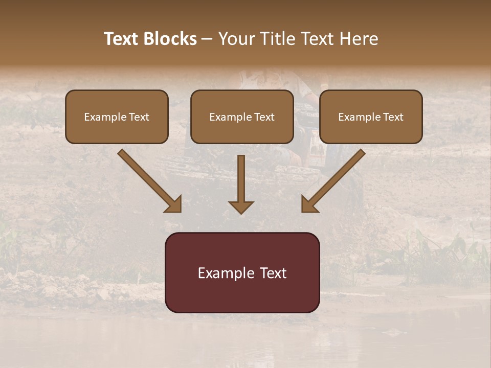 Pond Dirty Bogging PowerPoint Template