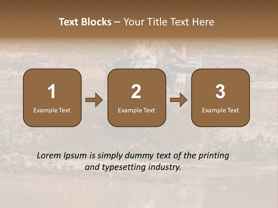 Pond Dirty Bogging PowerPoint Template