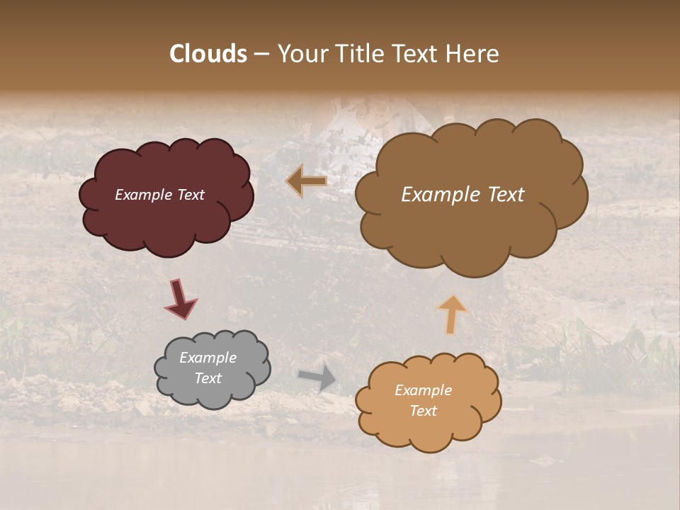 Pond Dirty Bogging PowerPoint Template